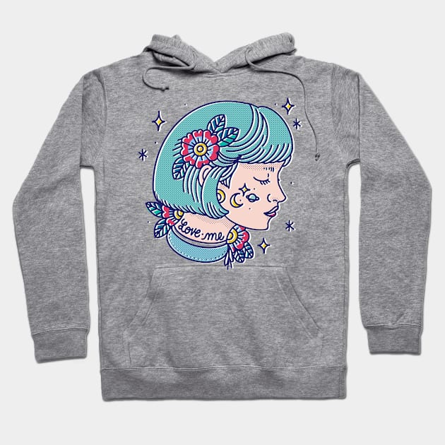 Love me girl Hoodie by Paolavk